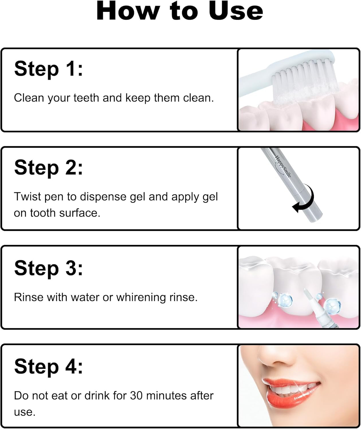 Teeth Whitening Pen Set of 3, Gentle on Sensitive Teeth | Achieve a Brighter Smile, Easier than Strips or Other Whitening Kits, Professional Results